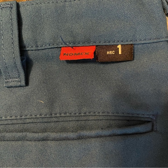 Workrite 2112 Nomex HRC1 Vibrant Blue Work Pants Size33” - Picture 4 of 9